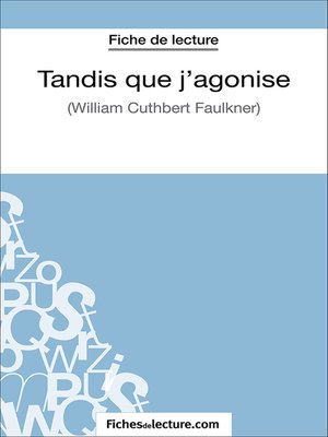 cover image of Tandis que j'agonise